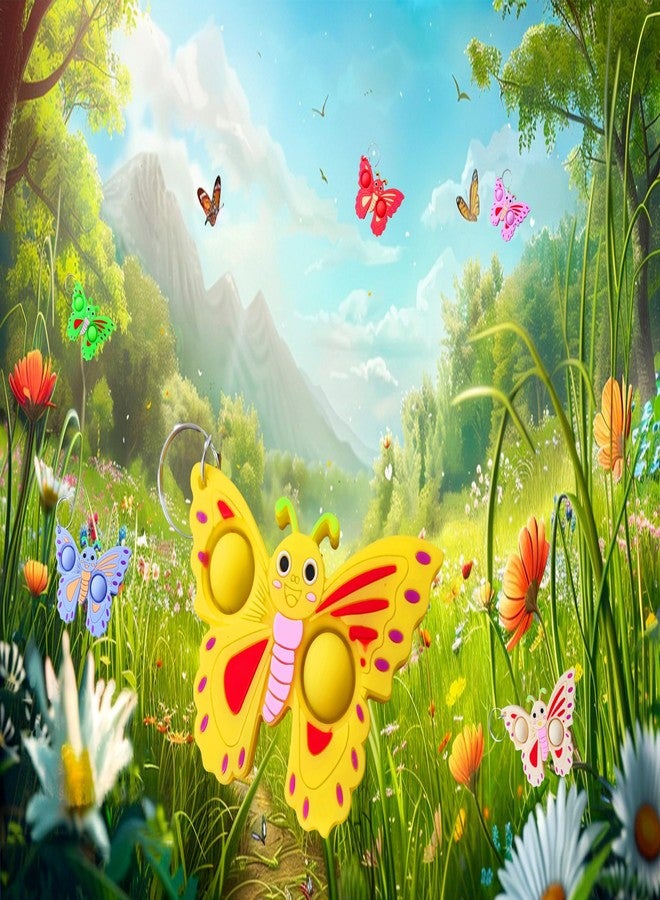 PSDFH 24 Packs Bulk Butterfly fidgets Toys for Kids Children Classroom Students Gift Prize from Teacher,Butterfly Animal Birthday Party Favors - Image 3